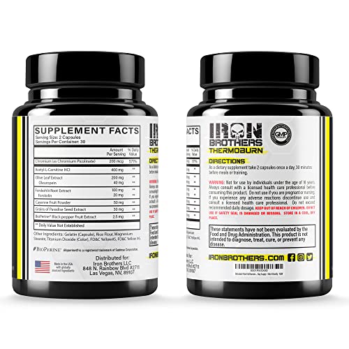 Stimulant Free Fat Burners for Women and Men – Weight Loss - Non Stim Thermogenic Fat Iron Brothers Supplements buy supplements canada