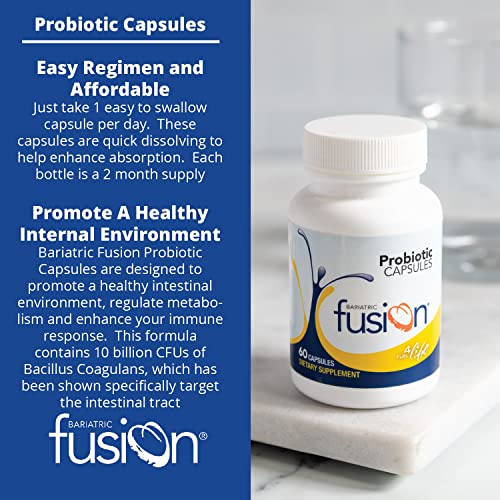 Bariatric Fusion Probiotic Capsule | Easy to Swallow Bariatric Vitamin | 10 Billion CFU Bariatric Fusion buy supplements canada