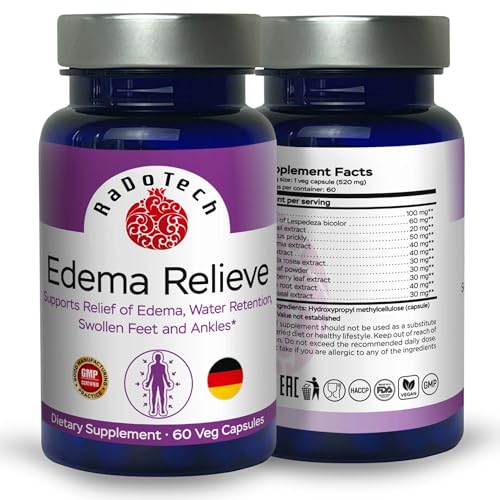 RaDoTech - Edema Relief Water Pills, Natural Diuretics for Water Retention, Foot Swelling RaDoTech buy supplements canada
