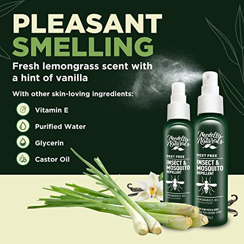 Deet-Free Insect & Mosquito Repellent Pack of 2 (8 oz) – Nice Smelling Medella Naturals buy supplements canada