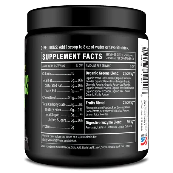 Sport Formula 99 Organic Greens Superfood Powder, Cold Pressed Vegan and Keto Powder, Non-GMO, Low Calorie Daily Green Juice Powder Sport Formula 99 buy supplements canada