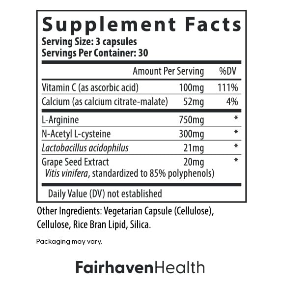 Fairhaven Health FertileCM Fertility Supplement for Women, Capsules - Fertile Cervical Mucus, Ovulation Cycle, Includes L-Arginine, N-Acetyl-Cysteine, Grape Seed Extract and Vitamin C - 90 Capsules Fairhaven Health buy supplements canada