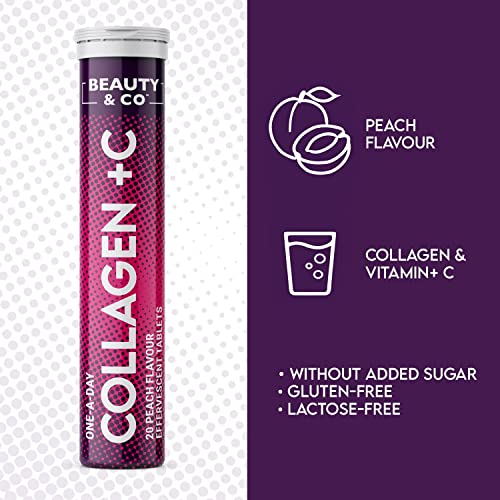 Collagen Effervescent - Marine Collagen & Vitamin C (2 Tubes) Beauty & Co buy supplements canada