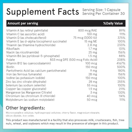 FitForMe Bariatric Multivitamin, Tailored for Gastric Sleeve Surgery – One-a-Day Capsule, 30-Day Supply, Easy-to-Swallow WLS Optimum Capsule FitForMe buy supplements canada