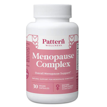 Pattern Wellness Menopause Complex – Herbal Supplement for Women’s Wellness & Hormone Health Support – with Black Cohosh, DIM & Bioperine® – 30 Vegan Capsules, 3rd Party Tested Pattern Wellness buy supplements canada