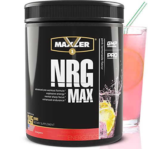 Maxler NRG MAX Pre Workout Powder with Taurine, L Citrulline Malate, Beta Alanine Creatine Maxler buy supplements canada