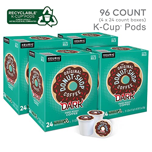The Original Donut Shop Dark Coffee, Keurig Single-Serve K-Cup Pods, Dark Roast, 96 Ct The Original Donut Shop buy supplements canada