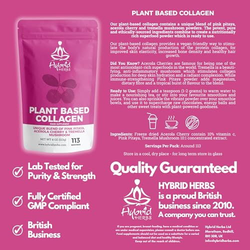 HYBRID HERBS – Plant Based Collagen Powder - Anti Aging Supplement for Skin, Wrinkles Hybrid Herbs buy supplements canada