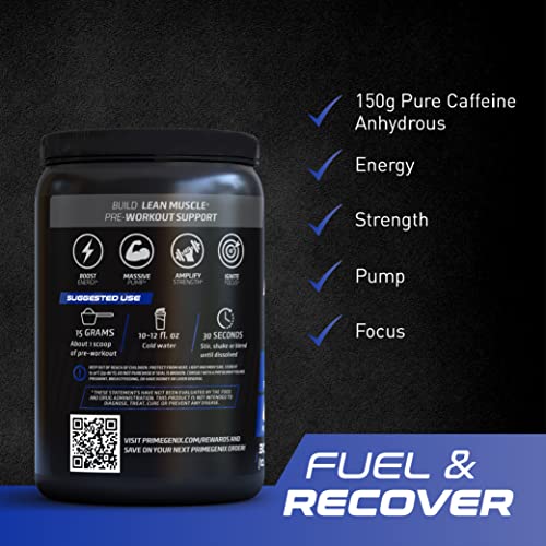 PrimeGENIX Pre-Workout+ Berry Blast Flavor | Max Performance | Boost Energy PrimeGENIX buy supplements canada