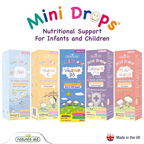 Natures Aid Vitamin D3 Mini Drops for Infants and Children, Sugar Free, 50ml natures aid buy supplements canada