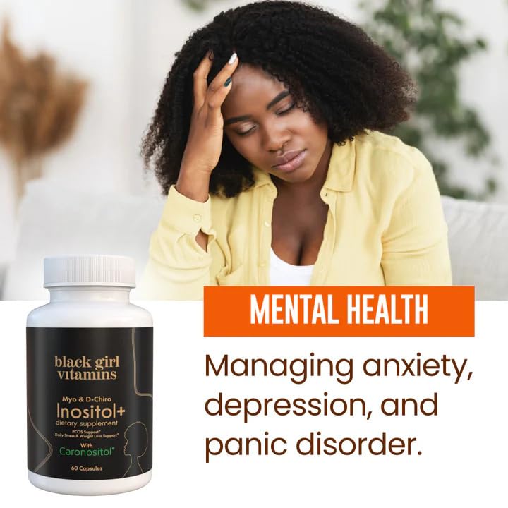Black Girl Vitamins Inositol Supplement, 2000mg Myo + 50mg D-Chiro, Vegan Capsules to Support Hormone Balance Black Girl Vitamins buy supplements canada