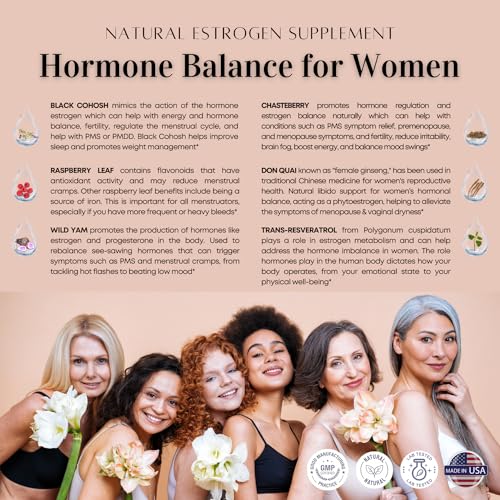 Womens Hormone Balance Supplement for Mood Swings, Hot Flashes Menopause Relief HERBAL HOT buy supplements canada
