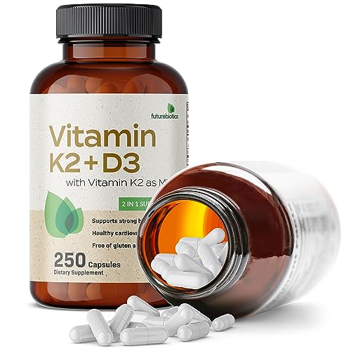 Futurebiotics Vitamin K2 (MK7) with D3 Supplement - Non-GMO Formula - 5000 IU Vitamin Futurebiotics buy supplements canada