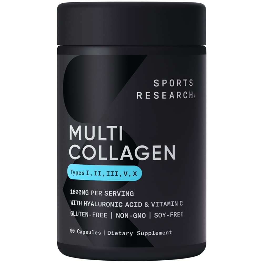 Sports Research Multi Collagen Pills (Type I, II, III, V, X) Hydrolyzed Collagen Peptides Sports Research buy supplements canada