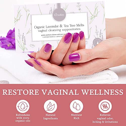 Femallay Organic Lavender and Tea Tree Oil Vaginal Cleansing Suppositories for Hygiene Femallay buy supplements canada