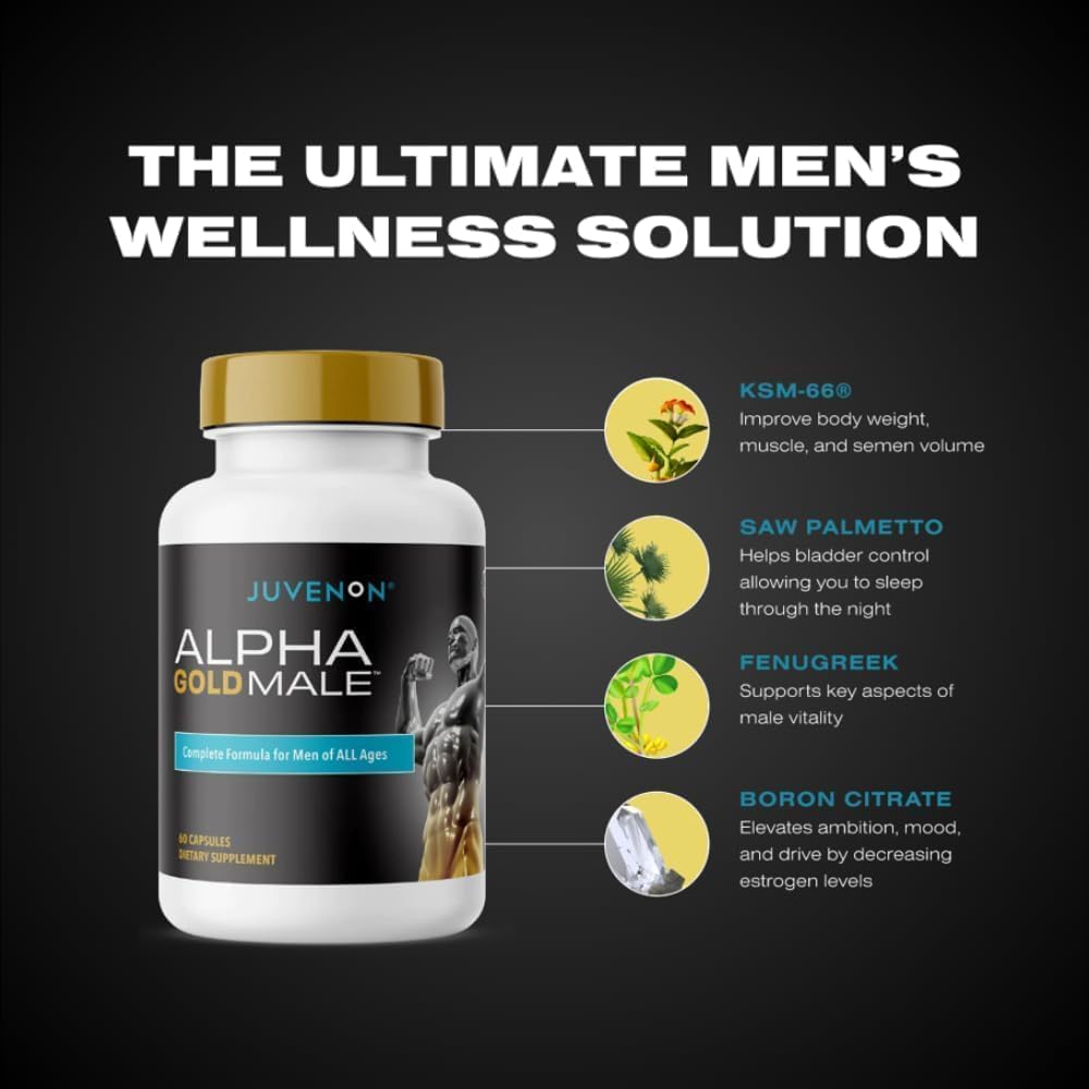 Juvenon Maximum Male BloodFlow-7 Nitric Oxide Supplement with Nitrosigine + Alpha Gold Male Juvenon buy supplements canada