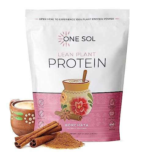 One Sol Lean Plant Protein Powder Horchata, Low Carb, Gluten Free One Sol buy supplements canada