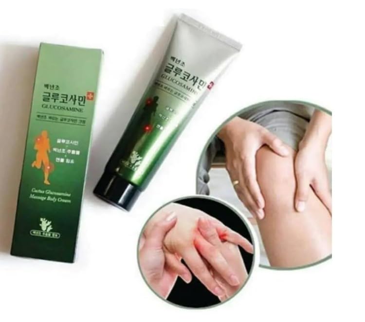 Baeknyencho Glucosamine Body Massage Cream 150ml x 2 EA. Fragrance-Free & Paraben Free. Natural Gel for Massage Therapy Generic buy supplements canada