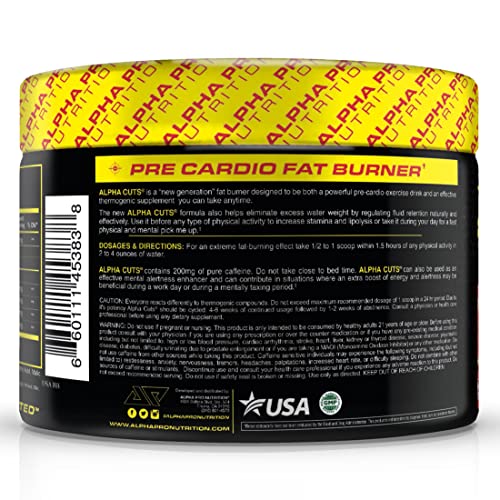 Alpha Pro Nutrition Alpha Cuts Fat Burner Thermogenic Men Women Pre Cardio Workout Alpha Pro Nutrition buy supplements canada