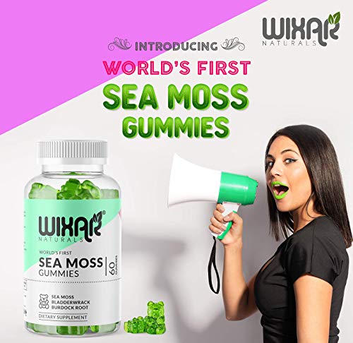 WIXAR NATURALS Sea Moss Gummies - Natural Irish Sea Moss and Bladderwrack WIXAR NATURALS buy supplements canada