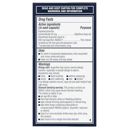 Advil PM Liqui-Gels Minis, 80 Liquid Filled Capsules Advil buy supplements canada