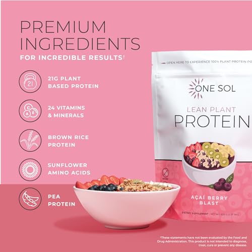 One Sol Protein Powder, Lean & Low Carb, No Bloating, Gluten Free, Lactose-Free One Sol buy supplements canada