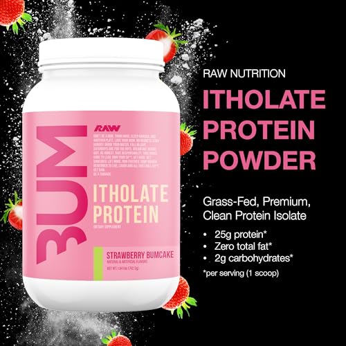 RAW Whey Isolate Protein Powder, Strawberry BumCake (CBUM Itholate Protein) RAW buy supplements canada