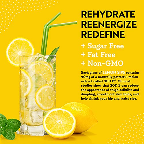Dr. Kellyann Lemon Sips - Diet Citrus Drink Mix - Rehydrate, Detox, Revitalize - Sugar Free Dr. Kellyann buy supplements canada