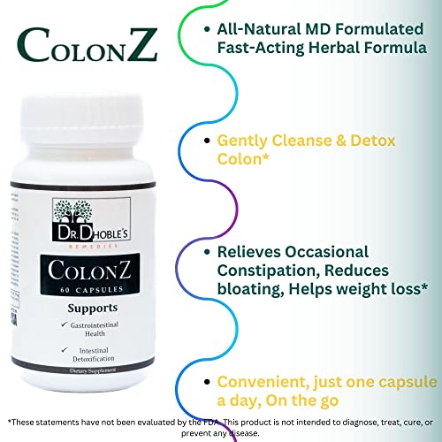 Dr. Dhoble’s Remedies ColonZ Colon Cleanser & Detox – Helps Occasional Constipation DR. DHOBLE’S REMEDIES buy supplements canada