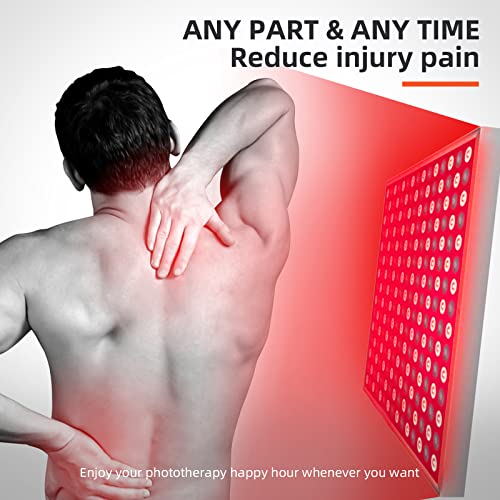 TherapSky Red Light Therapy Device 45W LED Red Infrared Light Therapy Lamp w/Remote Control and Timer therapsky buy supplements canada