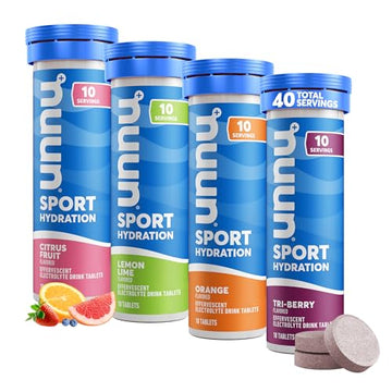 Nuun Sport Electrolyte Tablets for Proactive Hydration, Mixed Citrus Berry Flavors, 4 Pack Nuun buy supplements canada