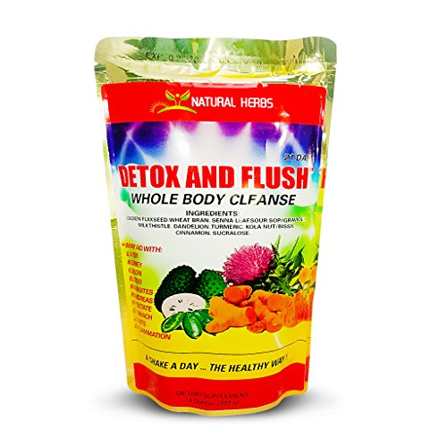 NELCIA'S NATURAL HERBS- DETOX & FLUSH, Whole Body Cleanse in 21 Days- Dietary NATURAL HERBS buy supplements canada