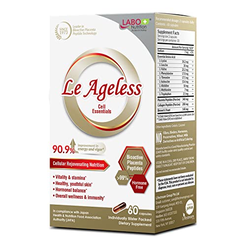 LABO Nutrition Le Ageless – Placenta Cell Rejuvenating Therapy from Japan – Enhanced with Collagen LABO Nutrition buy supplements canada