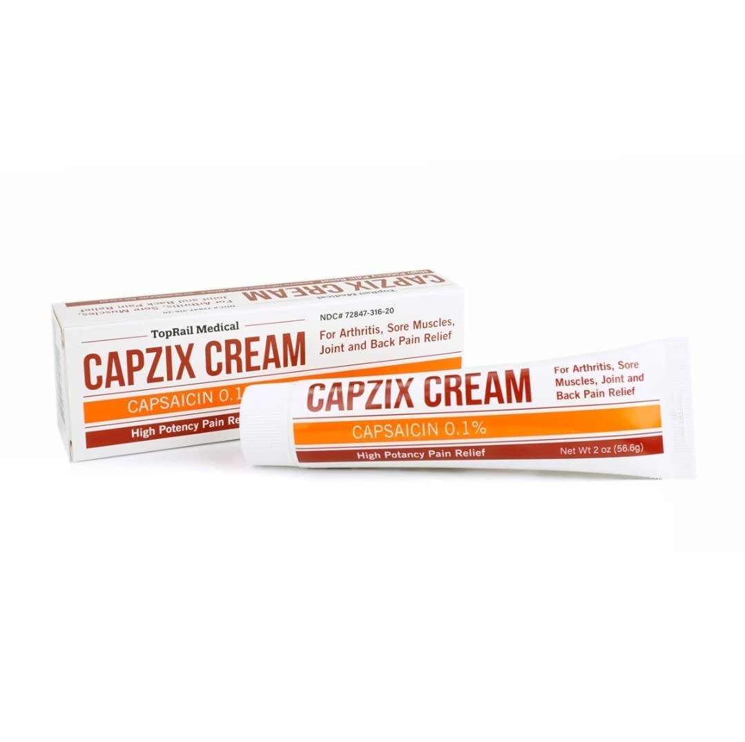 Capzix Cream for Pain Relief 2 OZ Capsaicin .1% High Potency/ Maximum Strength CAPZIX CREAM buy supplements canada