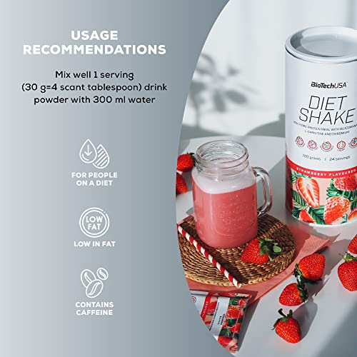 BioTechUSA Diet Shake | High-Protein, Low-Fat | with Superfoods, Chromium, Glucomannan BioTechUSA buy supplements canada