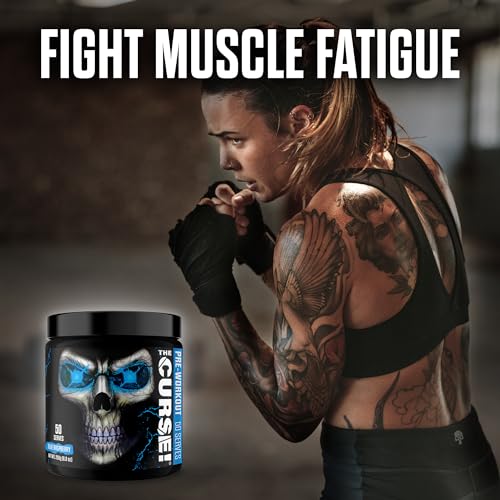 JNX SPORTS The Curse! Pre Workout Powder - Blue Raspberry 50 Servings | Preworkout JNX SPORTS buy supplements canada