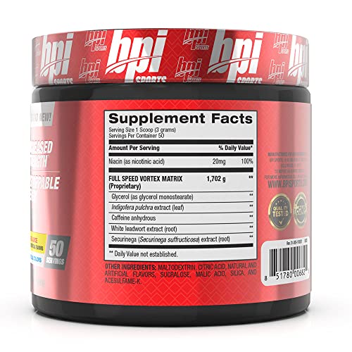 BPI Sports 1.M.R Vortex Pre Workout Powder, Non Habit Forming, Sustained Energy & Nitric BPI Sports buy supplements canada