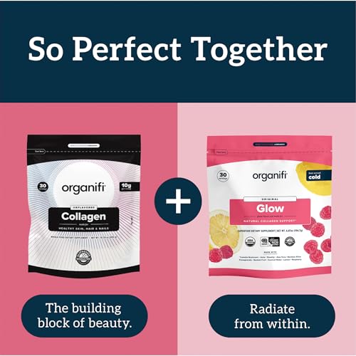 Organifi Collagen Powder - Fuller Hair, Stronger Nails, and Radiant Skin - Replenish Organifi buy supplements canada
