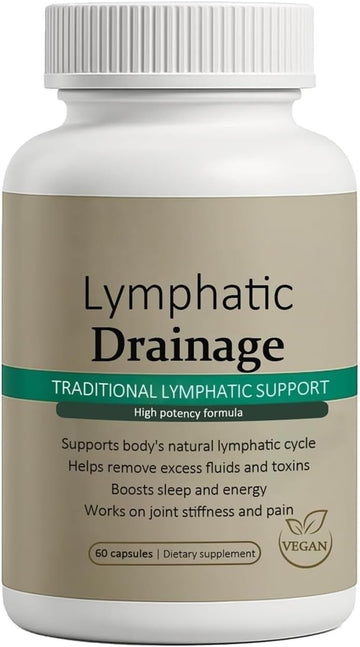 Megacephalus Lymphatic Drainage Capsules - New Maximum Potency Formula with Dandelion Extract, Cleavers Extract, Natural Ingredients, Vegan & Non-GMO, 60 Capsules (1) Megacephalus buy supplements canada