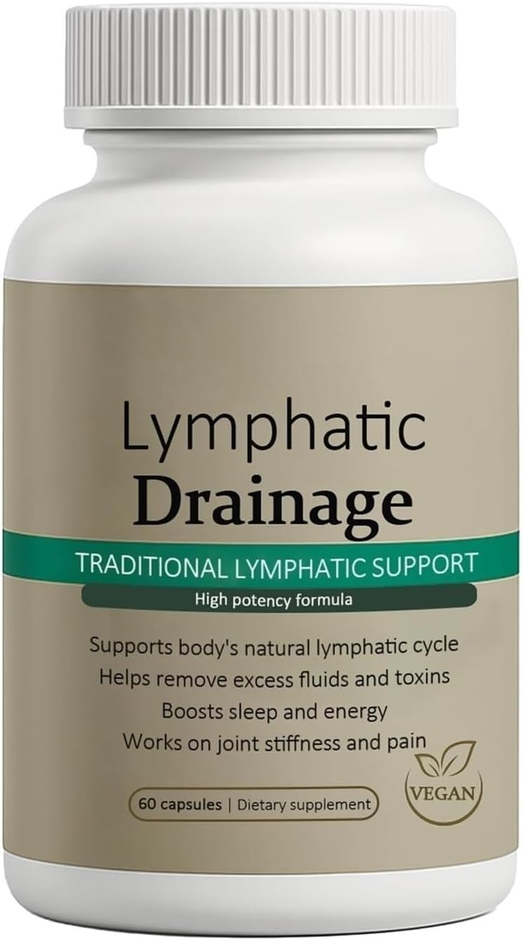 Megacephalus Lymphatic Drainage Capsules - New Maximum Potency Formula with Dandelion Extract, Cleavers Extract, Natural Ingredients, Vegan & Non-GMO, 60 Capsules (1) Megacephalus buy supplements canada