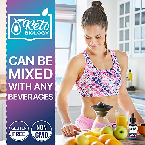Keto Diet Drops with BHB Exogenous Ketones - Made in USA - Fat Burner & Appetite Suppressant KETO BIOLOGY buy supplements canada