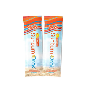 Sunburn Drink - Twin Pack - After Sun Skin Care - Supports Healthy Skin from The Inside Out -Promotes Hydration - Sun Damage Support - Mix with Water - Travel Size Sunburn Drink buy supplements canada