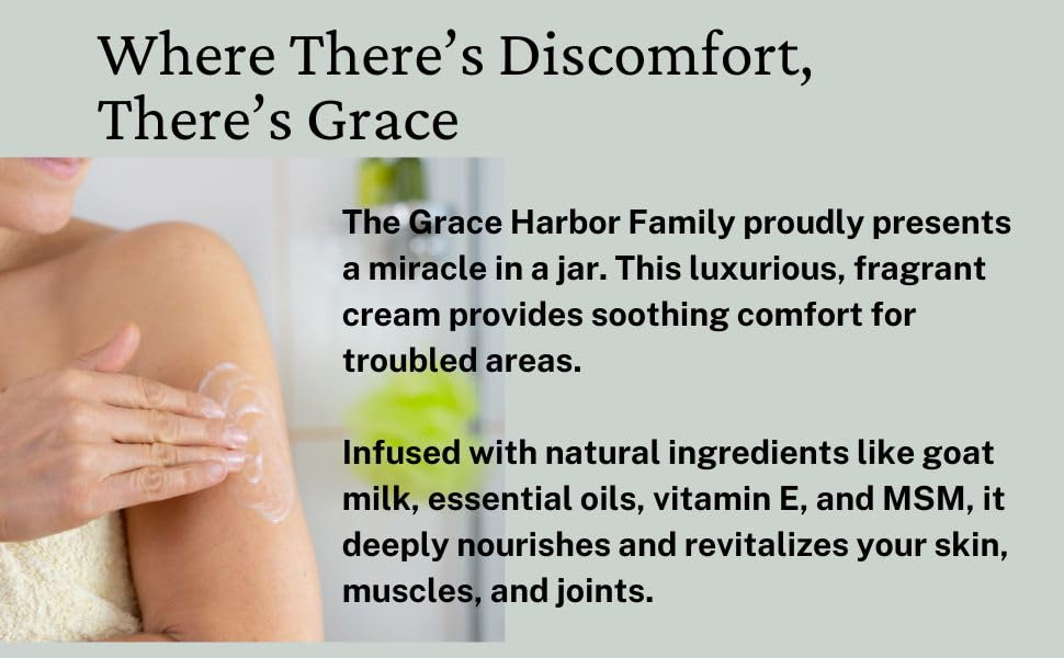 Grace Harbor MSM Cream – Variety 3 Pack – Daily Skin, Joint and Muscle Rub – Best Goat Milk Unscented Baby Lotion for Severly Dry Skin – Therapeutic Essential Oils and Fragrance Free – 4 oz Grace Harbor International buy supplements canada
