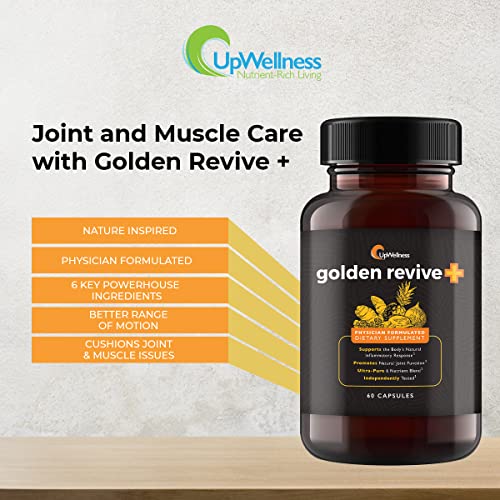 UpWellness Golden Revive + Joint Support with Quercetin, Magnesium, and Turmeric UpWellness Nutrient-Rich Living buy supplements canada