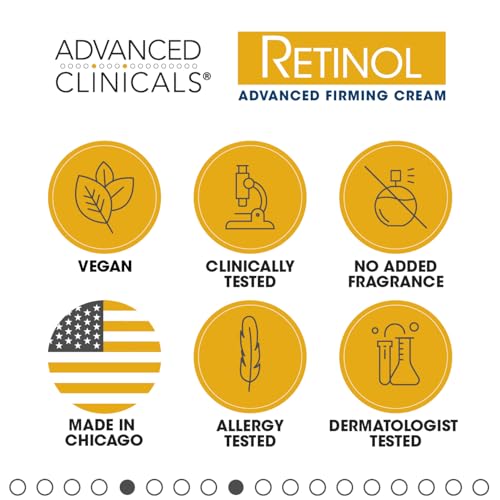 Advanced Clinicals Retinol Cream. Value Set- Two spa size 16oz bottles with pump Advanced Clinicals buy supplements canada