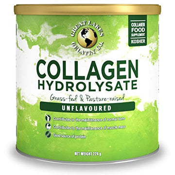 Great Lakes Gelatin Collagen Hydrolysate, Grass-Fed Bovine Hydrolysed Collagen Peptides Protein Powder Supplement, Unflavoured, 226g, Can Great Lakes Gelatin buy supplements canada