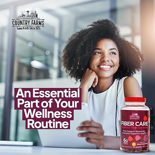 Country Farms Fiber Care Prebiotic Gummies, 6g of Fiber Per Serving, FOS from Beets Country Farms buy supplements canada