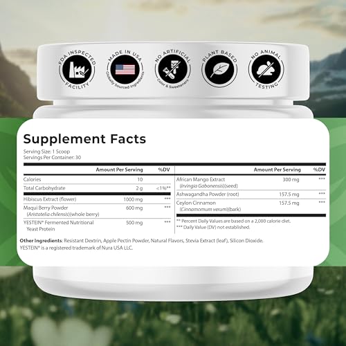 NATURES BLAST Shape Fusion® - GLP-1 Supplements with Ashwagandha, Hibiscus, Ceylon Cinnamon, Maqui Berry & African Mango Extract - Supports Healthy Habits, Energy & Body Balance - 30 Servings NATURES BLAST buy supplements canada