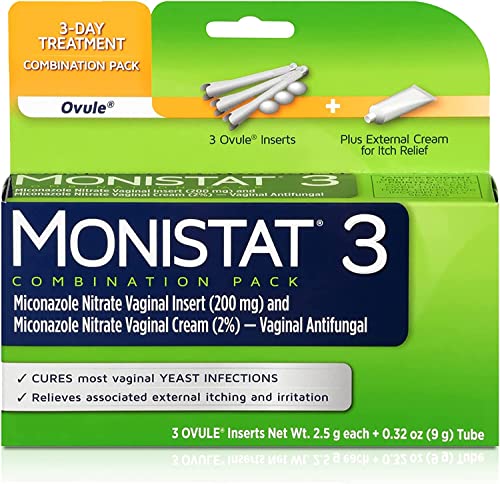 Monistat 3 Vaginal Antifungal Combination Pack - 3 Each, Pack of 2 Monistat buy supplements canada